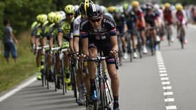Le peloton du Tour de France