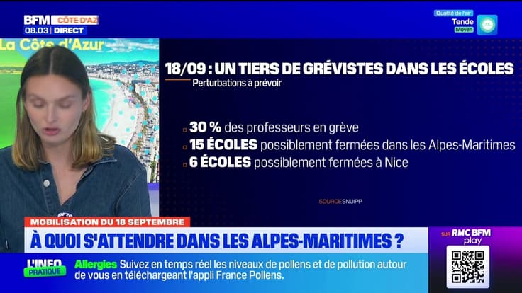 Le journal de 8h du mercredi 17 septembre 2025
