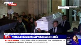 Lot-et-Garonne: le cercueil de Vanesa applaudi à la sortie de la messe en hommage à l'adolescente tuée à Tonnens