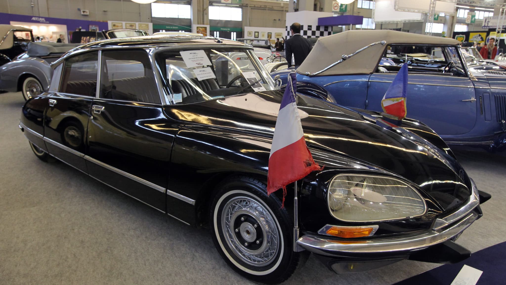 La DS 23 Pallas fut peu utilisée par Valéry Giscard d'Estaing.