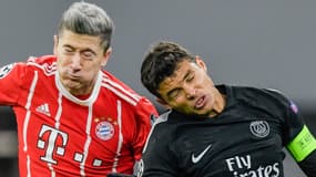 Robert Lewandowski et Thiago Silva