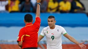 Abdelkader Ghezzal  lors de son expulsion face à la Slovénie