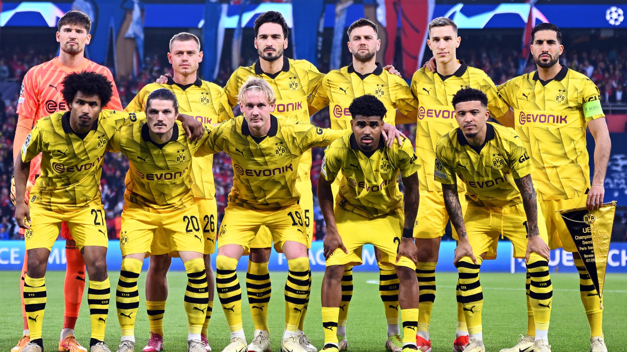 Jeu De Dés Officiel Borussia Dortmund - Noir Et Jaune - Logo BVB