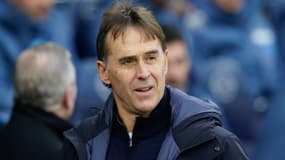 L'entraîneur espagnol Julen Lopetegui, alors coach de West Ham, janvier 2025