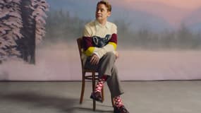 Macaulay Culkin dans la pub de Happy Socks