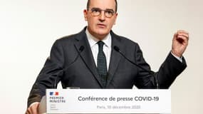 Le Premier ministre Jean Castex, le 10 décembre 2020 à Paris (Photo d'illustration)