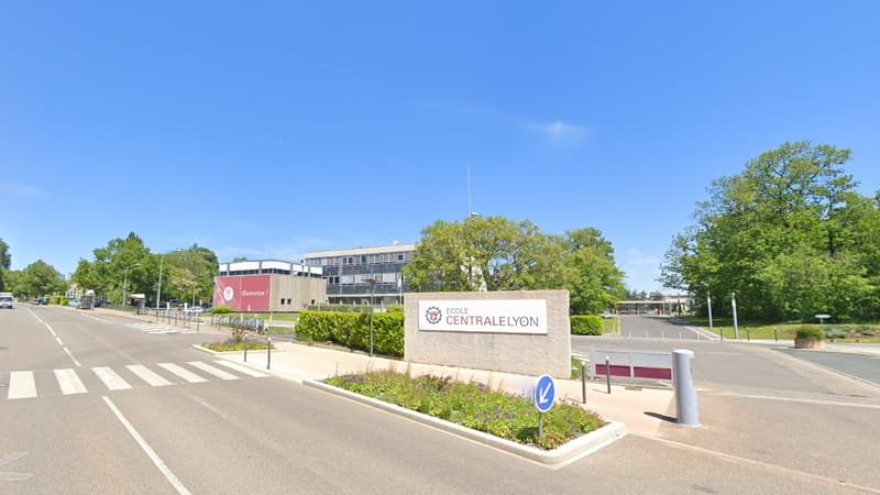 Le campus de l'Ecole Centrale de Lyon à Ecully.