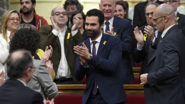 Roger Torrent, nouveau président du Parlement catalan.