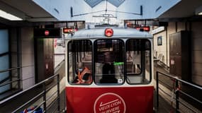 Le funiculaire F2, à Lyon.