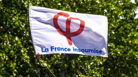 Le drapeau de la France Insoumise (Photo d'illustration).