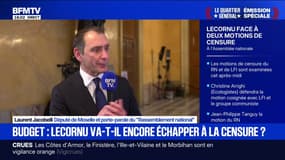 Motion de censure: "Nous n'allons pas nous soumettre à un budget qui dessine la fin de notre économie", martèle Laurent Jacobelli, porte-parole du RN