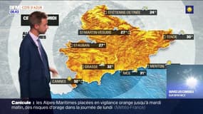 Météo Côte d'Azur: journée ensoleillée, très fortes chaleurs