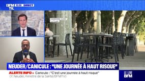 Canicule: "L'idée est d'avoir un maximum de lits ouverts aux urgences en aval", explique Yannick Neuder, ministre chargé de la Santé