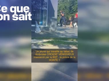 Une vidéo largement diffusée sur les réseaux sociaux montre un jeune homme frappé par un policier lors de son interpellation à Vénissieux le mardi 4 juin 2024.
