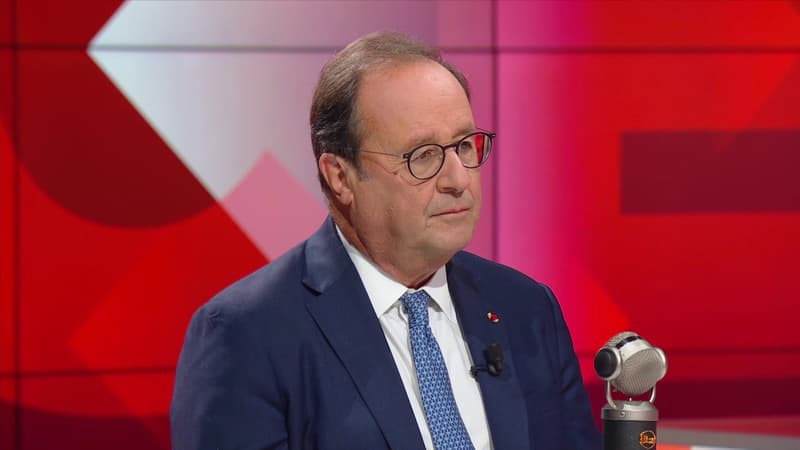François Hollande sur BFMTV le 13 septembre. 