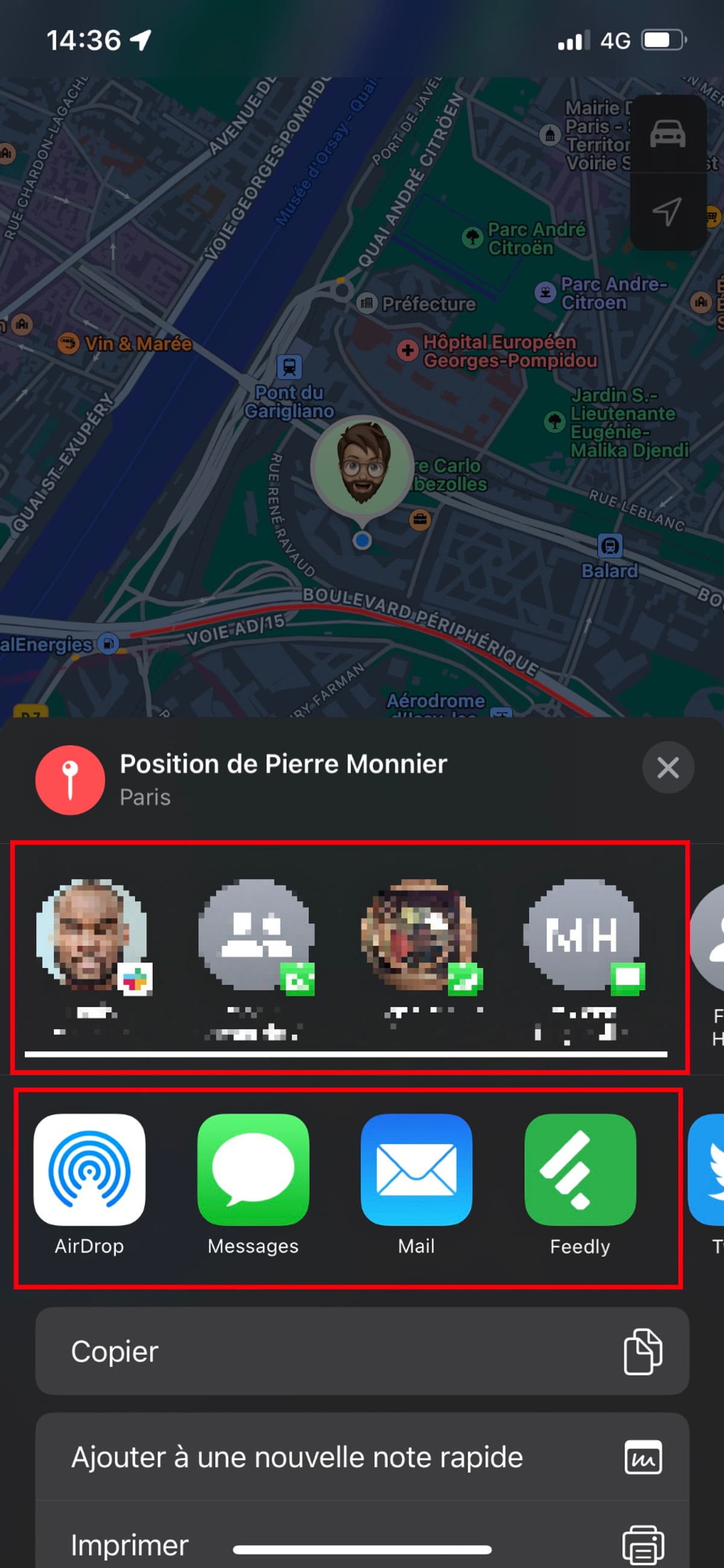 Map De Point Position
