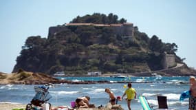 Le fort de Brégançon, situé sur la commune de Bornes-les-Mimosas