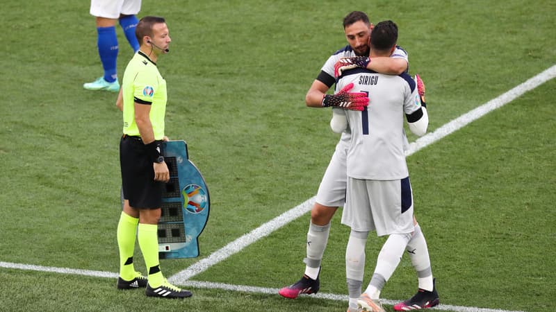 Euro 2021: La belle raison pour laquelle Mancini a fait entrer en jeu Sirigu avec l'Italie