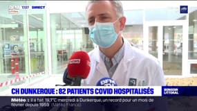 Covid-19: 82 patients Covid hospitalités au CH de Dunkerque 