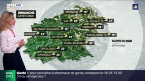 Météo: un temps ensoleillé ce dimanche matin, quelques nuages dans l'après-midi, jusqu'à 24°C à Sisteron et 22°C à Gap