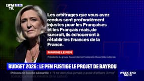 Budget 2026: Marine Le Pen a adressé une lettre à François Bayrou pour fustiger le budget