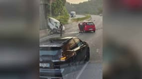Accident mortel sur l'A8: ce que l'on sait de la violente collision qui a fait trois morts