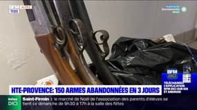 Alpes-de-Haute-Provence: 150 armes abandonnées en trois jours