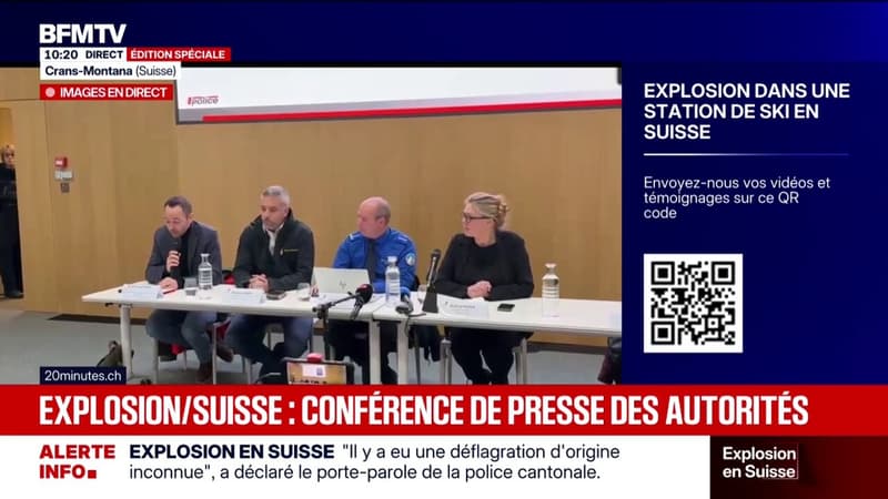Explosion mortelle en Suisse: "Alors que cette soirée aurait dû être un moment de fête, de rassemblement, cela a tourné au cauchemar", affirme Mathias Reynard, président du Conseil d’État valaisan