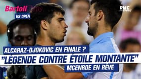 US Open : "La légende contre l'étoile montante", McEnroe rêve d'une finale Djokovic-Alcaraz
