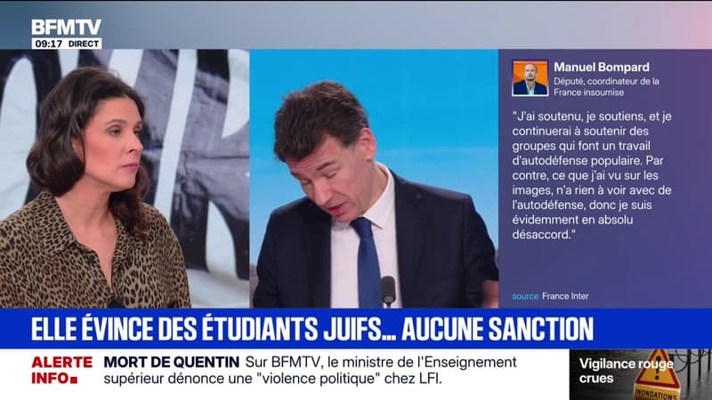 Étudiants juifs retirés d'un groupe Instagram à la Sorbonne: "J'espère qu'il y aura des sanctions à la hauteur de la gravité des faits", affirme le ministre de l'Enseignement supérieur