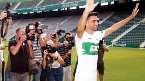 Javier Pastore lors de sa présentation à Elche
