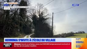 Dépression Herminia: une école de Seine-Maritime privée d'électricité