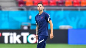 Lucas Hernandez avec la France pendant l'Euro