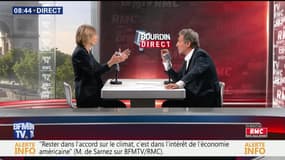 Marielle de Sarnez face à Jean-Jacques Bourdin en direct