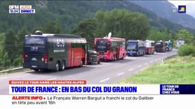 Tour de France: les coureurs approchent du col du Granon 