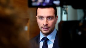Jordan Bardella au Parlement européen le 2 avril 2025