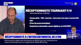 C votre emploi du mercredi 20 septembre 2023 - Réceptionniste à l'InterContinental de Lyon