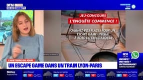 L'histoire du jour: un escape game dans un train Lyon-Paris