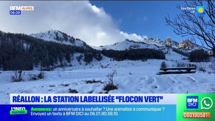 La station Réallon labellisée "Flocon vert" pour son engagement écologique