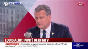 "C'est inadmissible", souligne Louis Aliot sur les menaces visant la juge qui a condamné Marine Le Pen