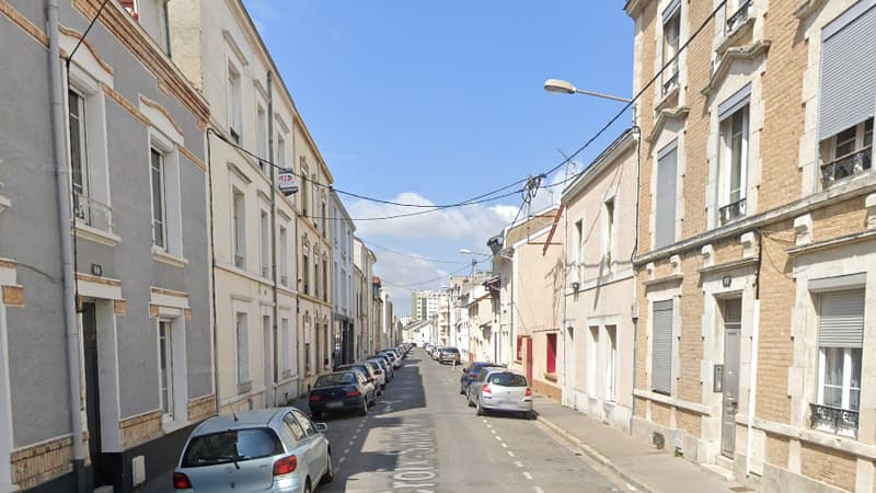 Rue Croix-Saint-Marc à Reims où le corps de Mehdi a été retrouvé 
