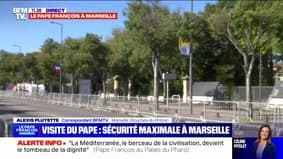 Marseille: 100.000 personnes attendues sur l'avenue du Prado pour la déambulation du pape François en papamobileue du Prado à Marseille
