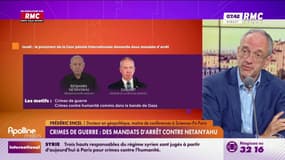 "Symboliquement, juridiquement, c'est une façon de mettre dos à dos le Hamas et Israël", assure Frédéric Encel, au sujet des mandats d'arrêts demandés par la Cour pénale internationale