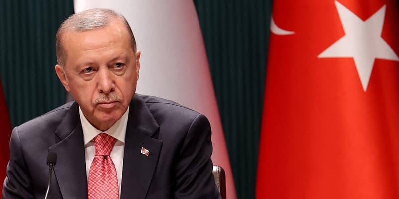 Le président turc Recep Tayyip Erdogan à Ankara, le 24 novembre 2021.