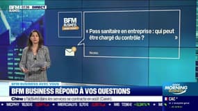 BFM Business avec vous : Qui peut être chargé du contrôle du pass sanitaire en entreprise ? - 03/09