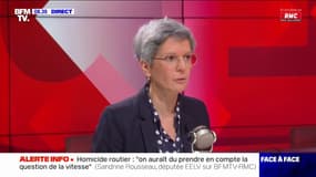 Sandrine Rousseau sur le délit d'homicide routier: "C'est toute une politique publique qu'il faudrait faire pour réduire le nombre de morts sur la route