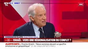 Dominique de Villepin: "Le Hamas nous a tendu un piège, celui de l'horreur maximale"