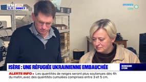 Isère : une réfugiée ukraininenne embauchée
