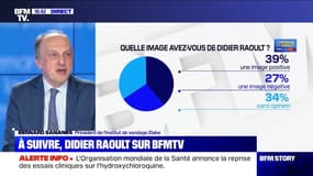 Selon un sondage Elabe, près de 4 Français sur 10 ont une image positive de Didier Raoult