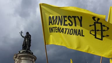 Une manifestation d'Amnesty international, en septembre 2015